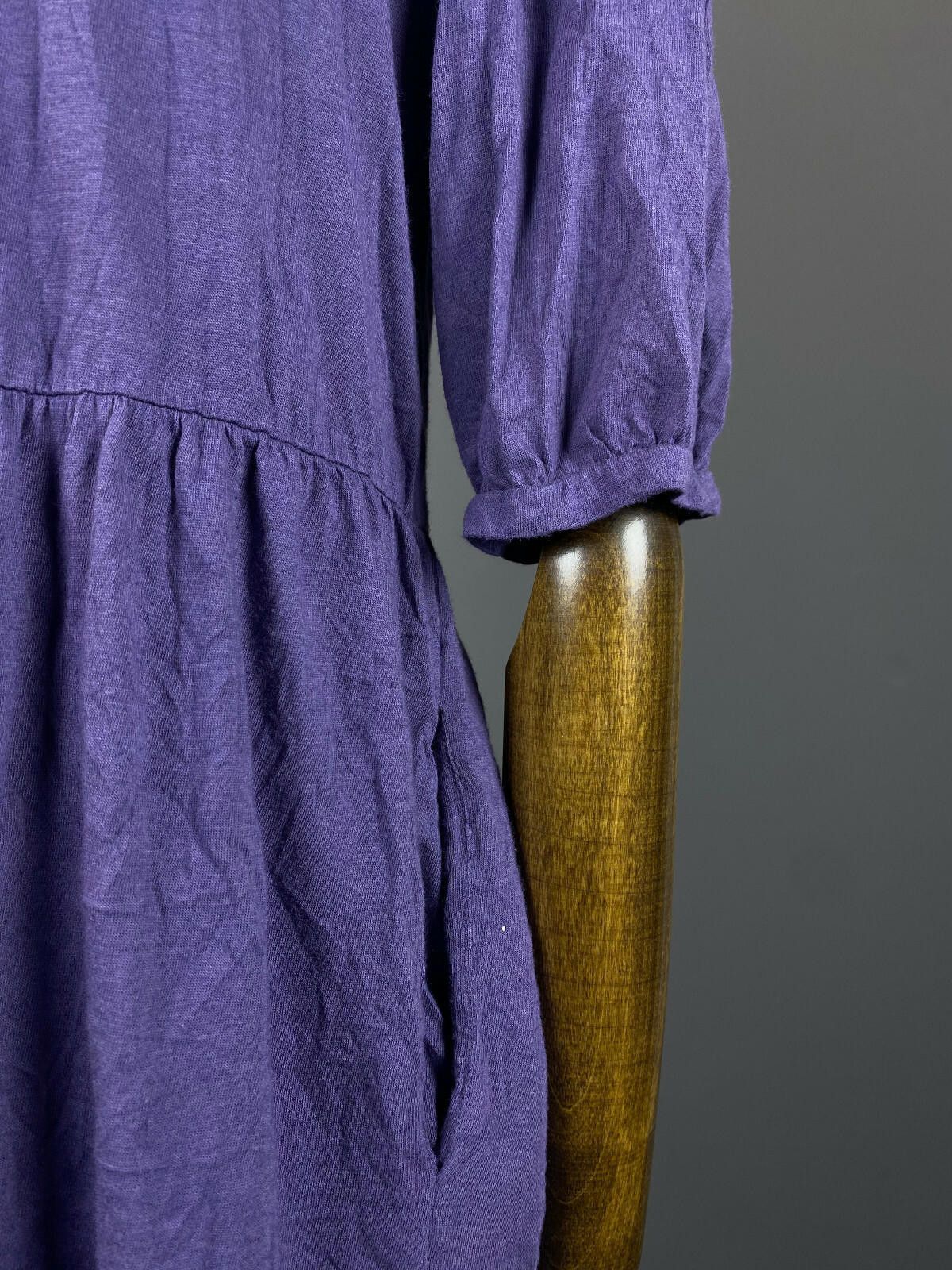 Designer Ladies See by Chloe Purple Open Front A-Line Dress Size 10 Size L / US 10 / IT 46 - 8 Thumbnail