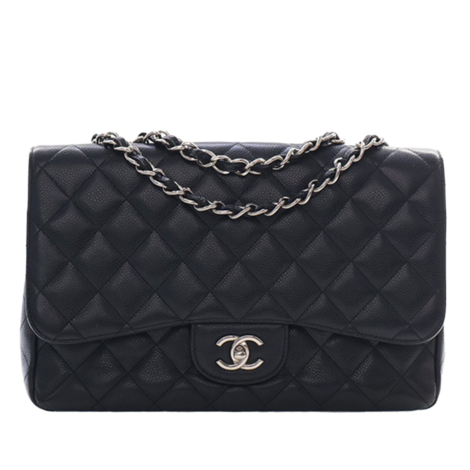 Chanel Jumbo Classic Caviar Single Flap Size ONE SIZE - 1 Thumbnail