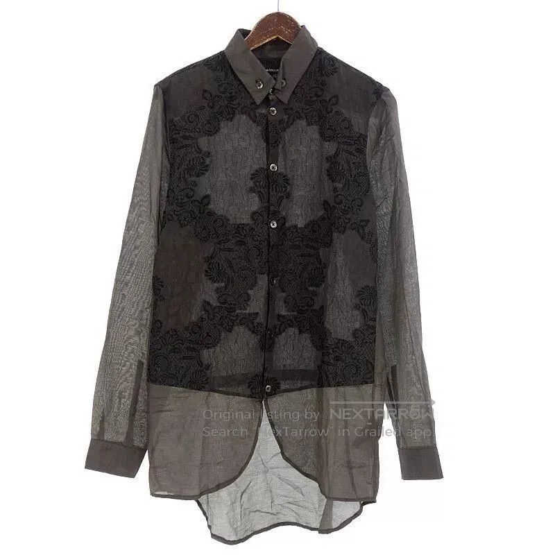 Ann Demeulemeester Ann Demeulemeester Embroidered Shirt. Size US XS / EU 42 / 0 - 1 Thumbnail