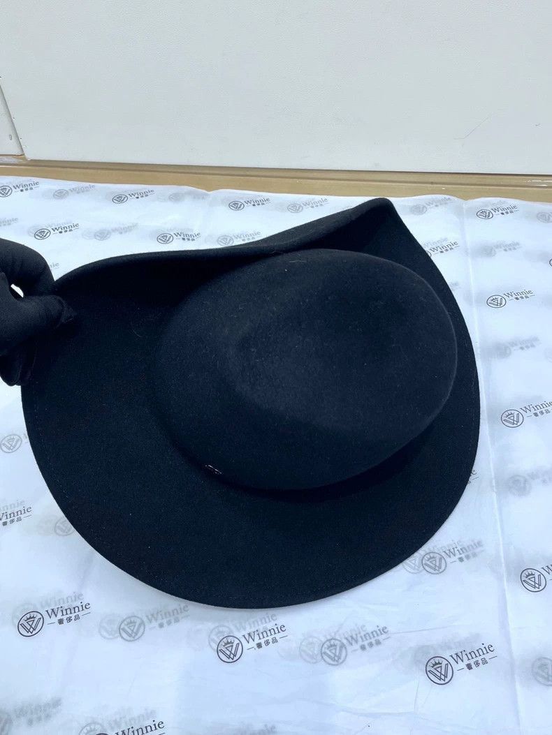 Chanel Chanel Black Irregular Hat -2505 Size ONE SIZE - 3 Thumbnail