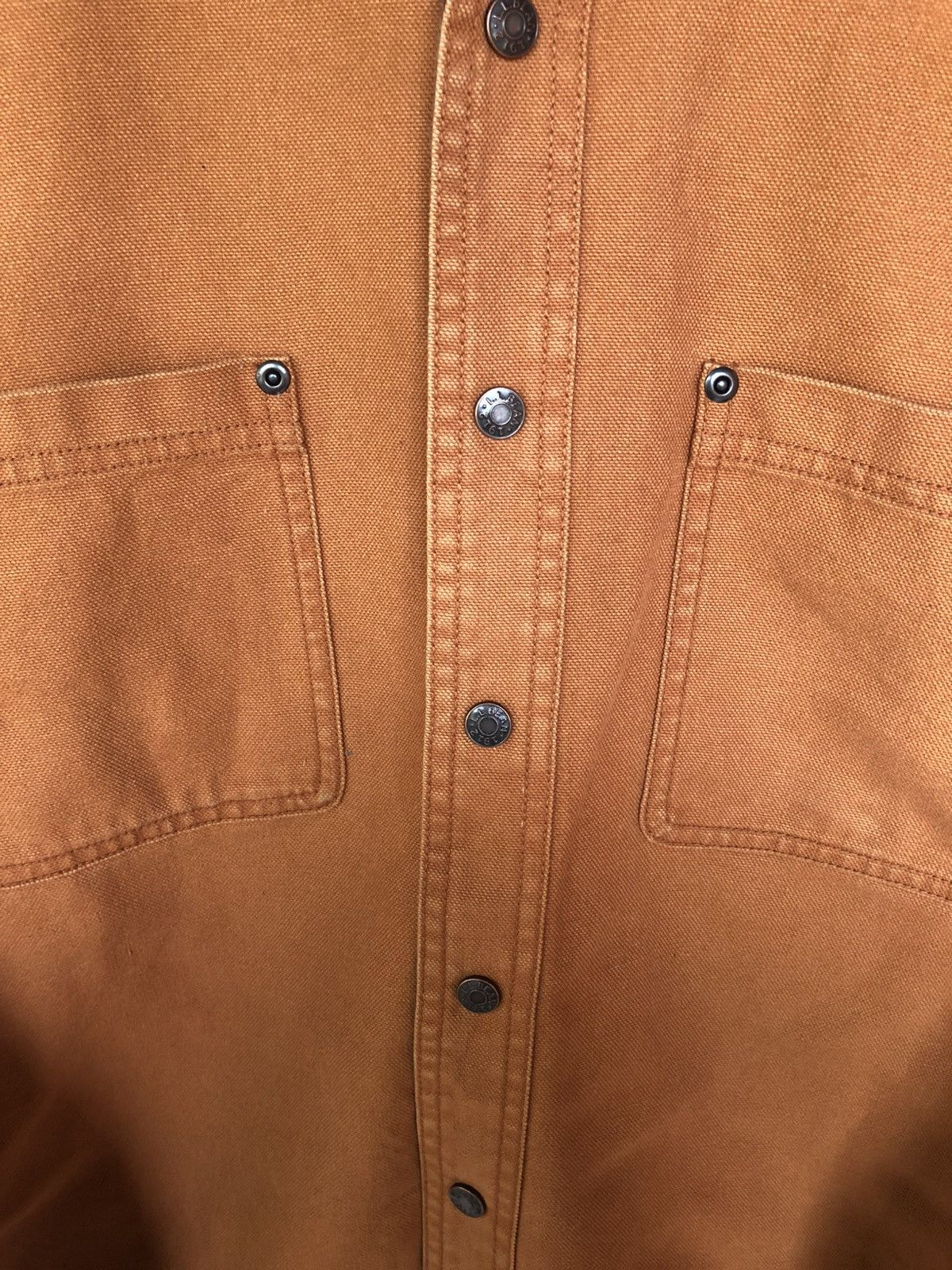 L.L. Bean Vintage 90's L.L. Bean Flannel Lined Canvas Work Jacket Size US M / EU 48-50 / 2 - 6 Thumbnail