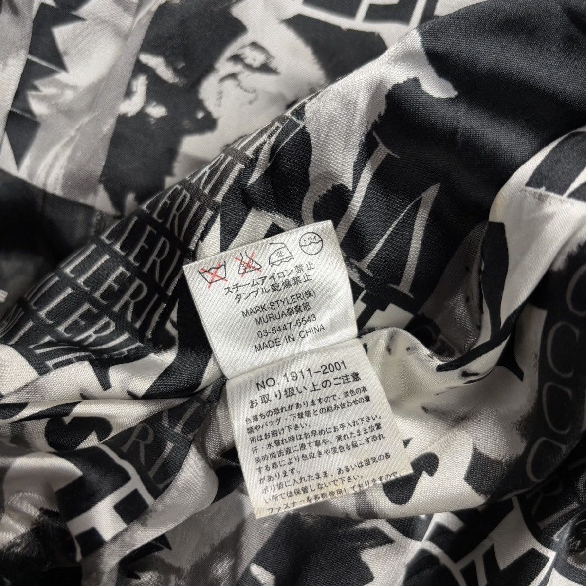 14th Addiction 2000s Murua - Vkei Style Multizips Rider Wool Jacket Size US M / EU 48-50 / 2 - 12 Thumbnail