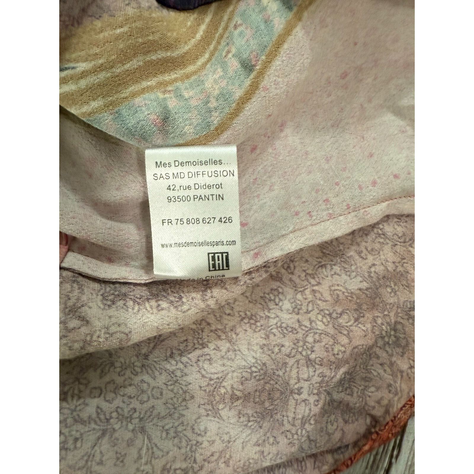 Mes Demoiselles Mes Demoiselles Baclia Printed Blouse Size 40 US 6 NWT mspr Size S / US 4 / IT 40 - 5 Thumbnail