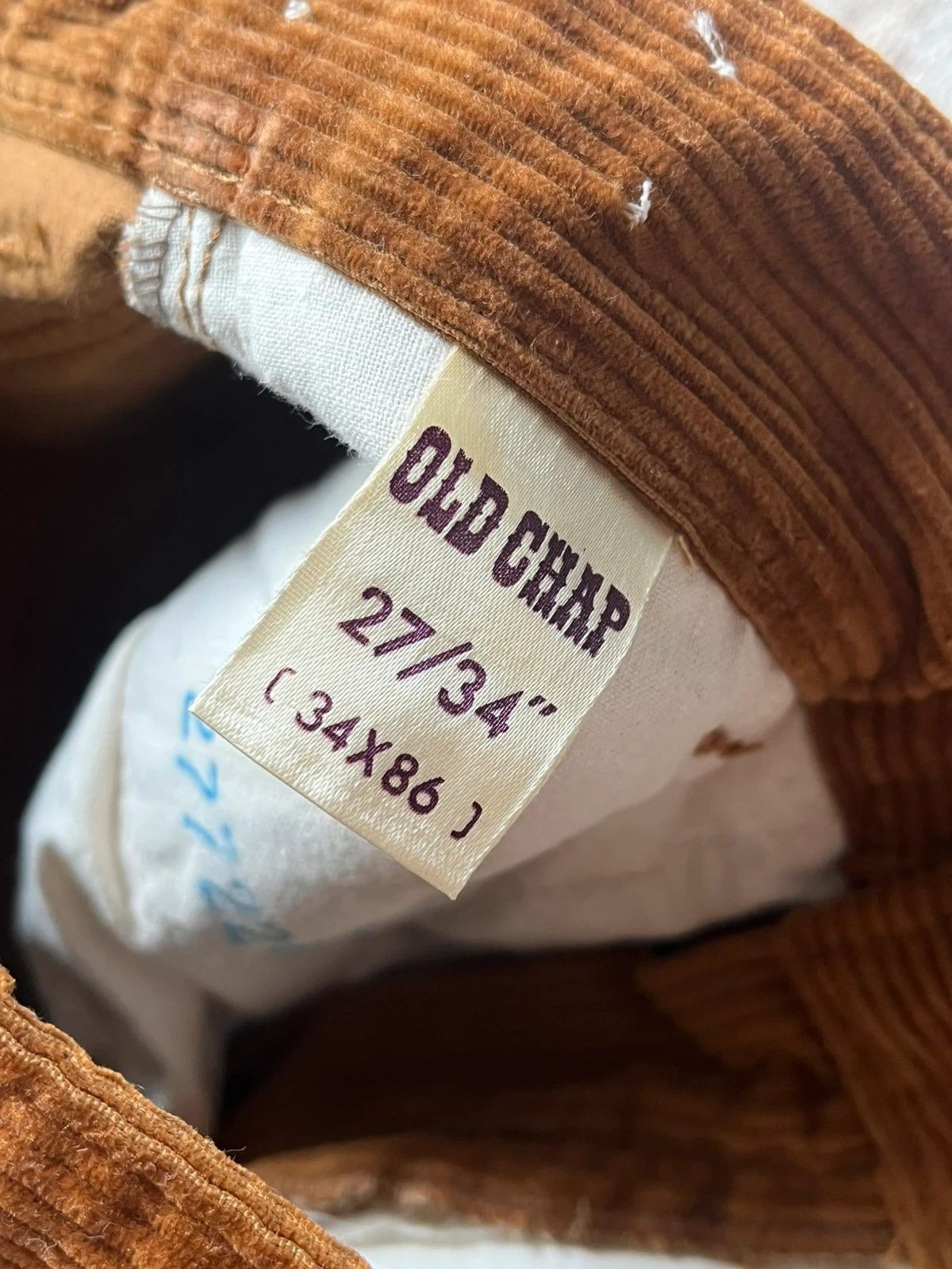 Other Old Chap Sz W 27 L 34 Corduroy Deadstock 70s Women's Jeans Size 27" / US 4 / IT 40 - 9 Thumbnail