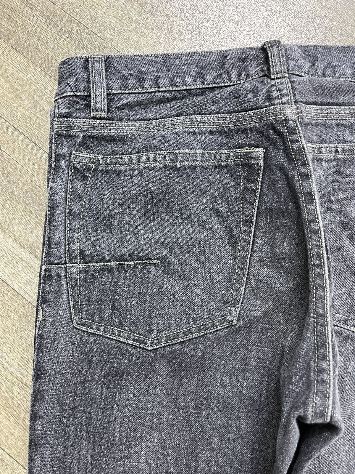 Yohji Yamamoto 🇯🇵Vintage Ined Homme by Yohji Yamamoto Straight Jeans Size US 29 - 10 Thumbnail