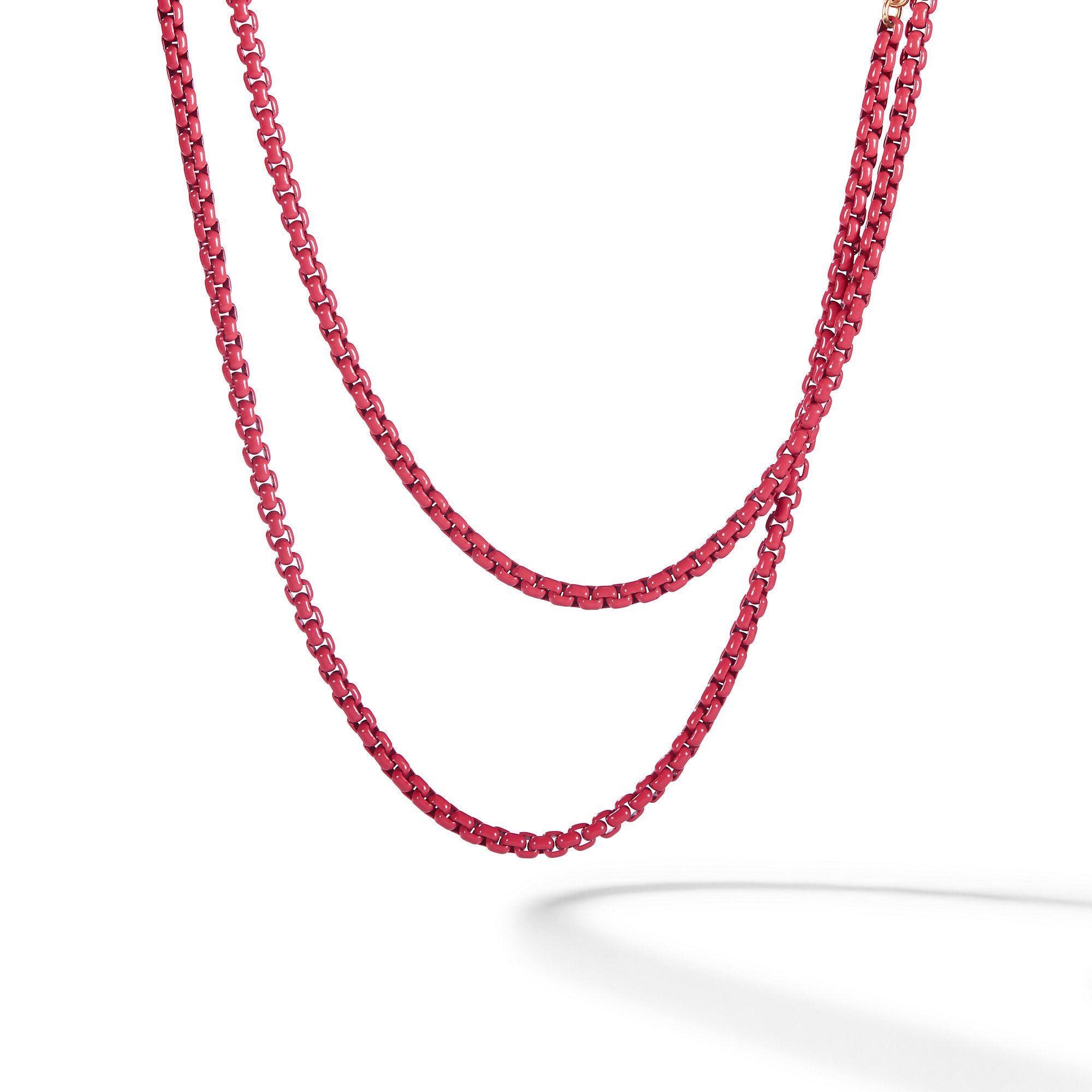 David Yurman o1w1db10525 N13302 Necklace in Coral with 14K Rose Gold Size ONE SIZE - 1 Thumbnail