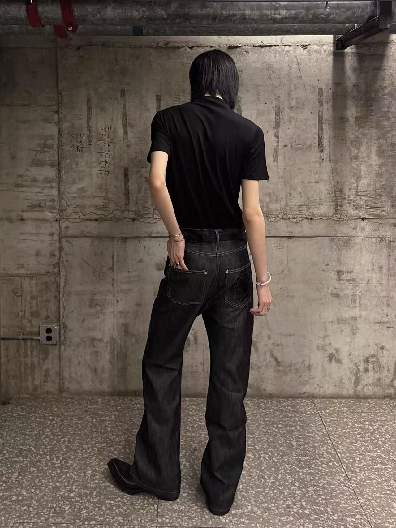Japanese Brand America straight high-street versatile flared jeans Size US 32 / EU 48 - 4 Thumbnail