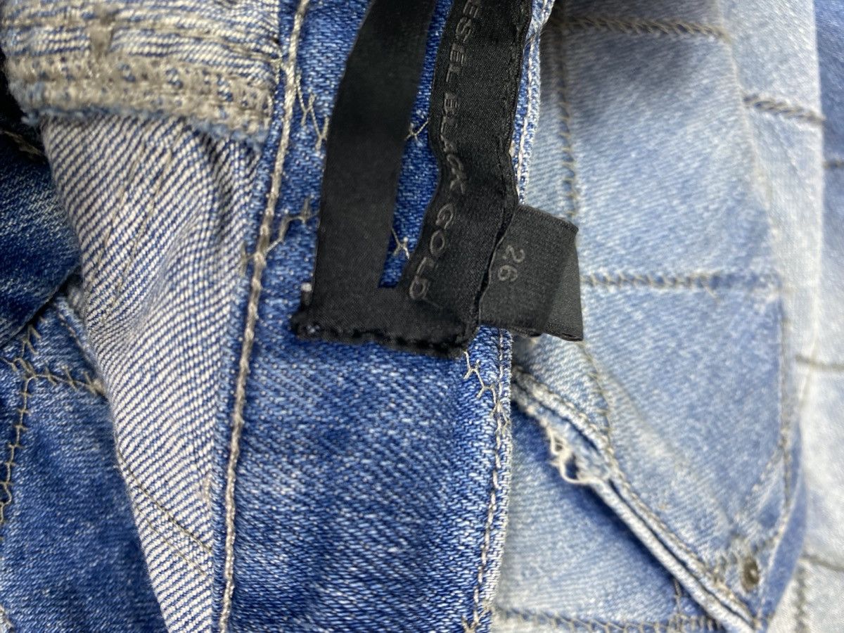 Diesel Diesel Black Gold Flared Distressed Jeans. S0122 Size 26" / US 2 / IT 38 - 10 Thumbnail