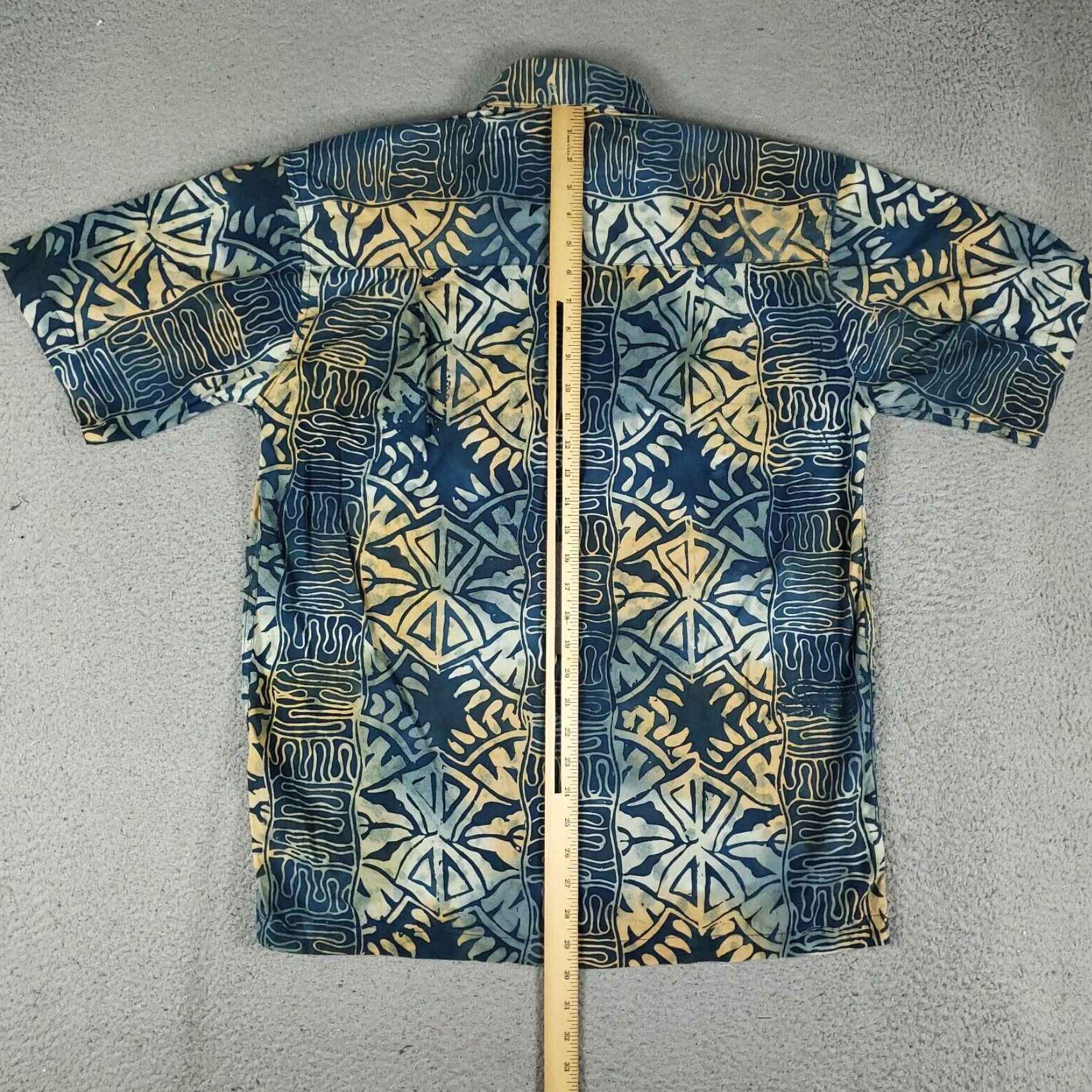 Vintage Johari West Men's Shirt Size Medium Casual Button-Up Short Sleeve Blue Cotton 90s Modern Size US M / EU 48-50 / 2 - 3 Thumbnail