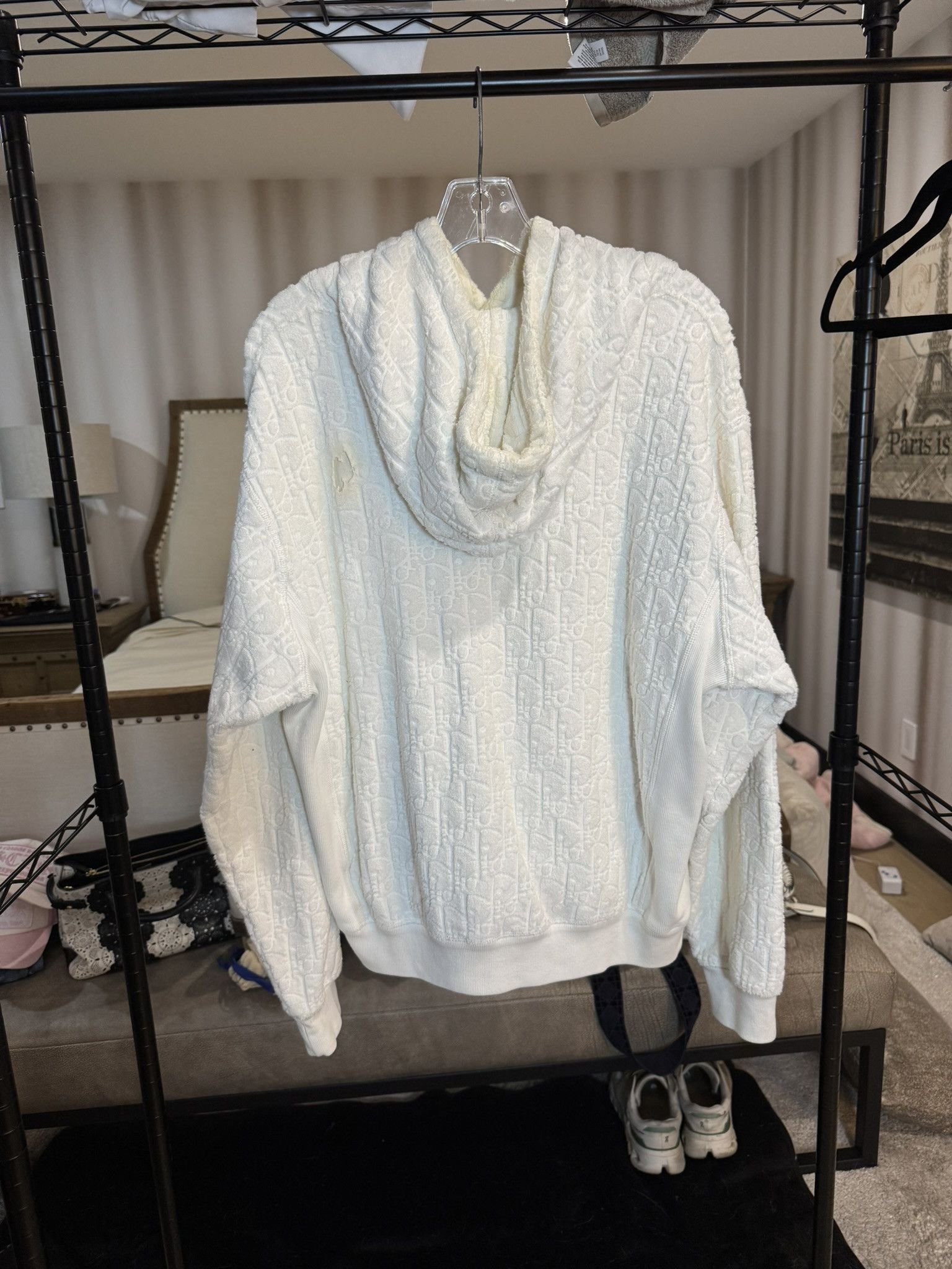 Dior Dior Oblique French Terry Hoodie Size US XL / EU 56 / 4 - 4 Thumbnail
