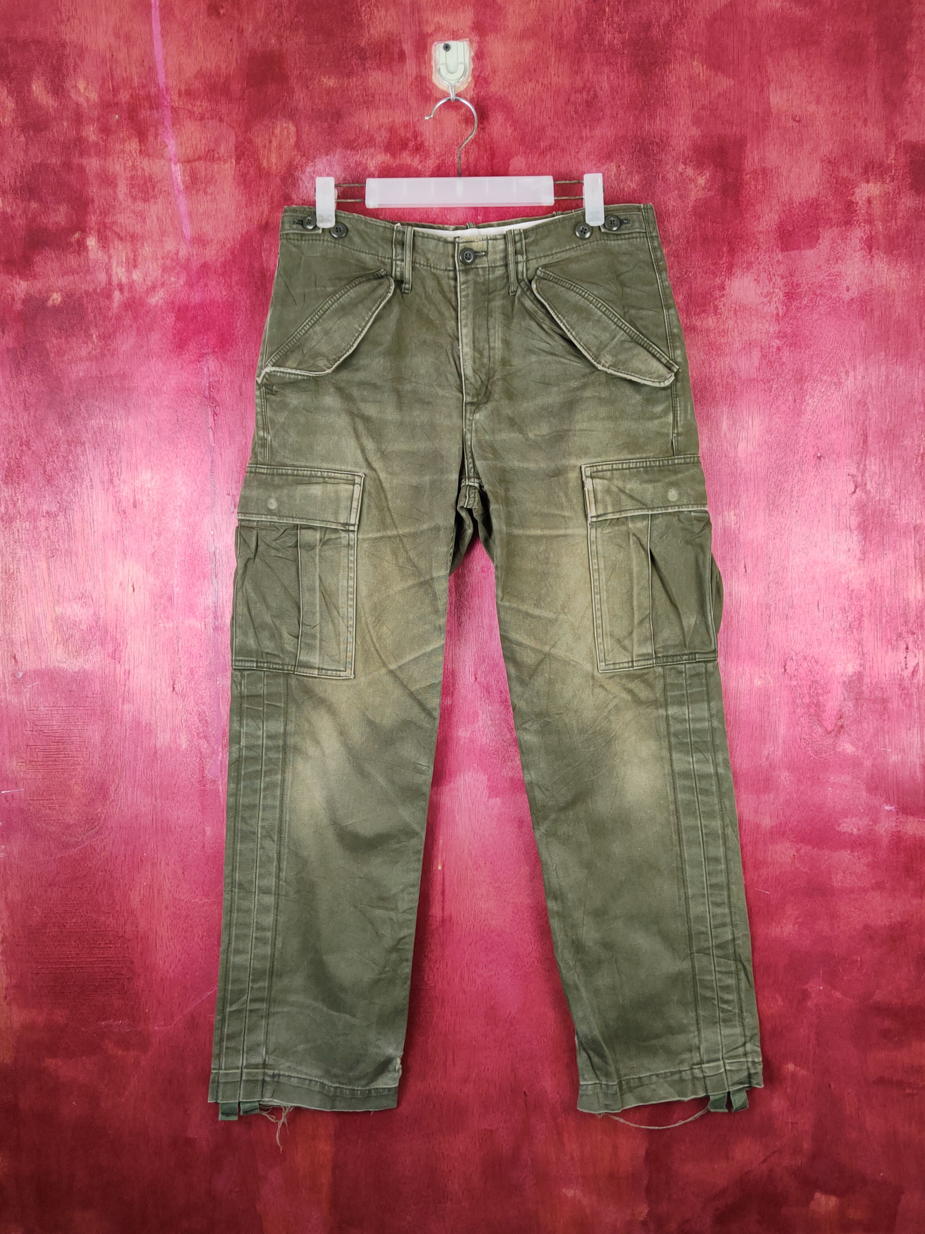 Gap Gap Green Multipocket Tactical Cargo Pants #S1796 Size US 30 / EU 46 - 1 Thumbnail