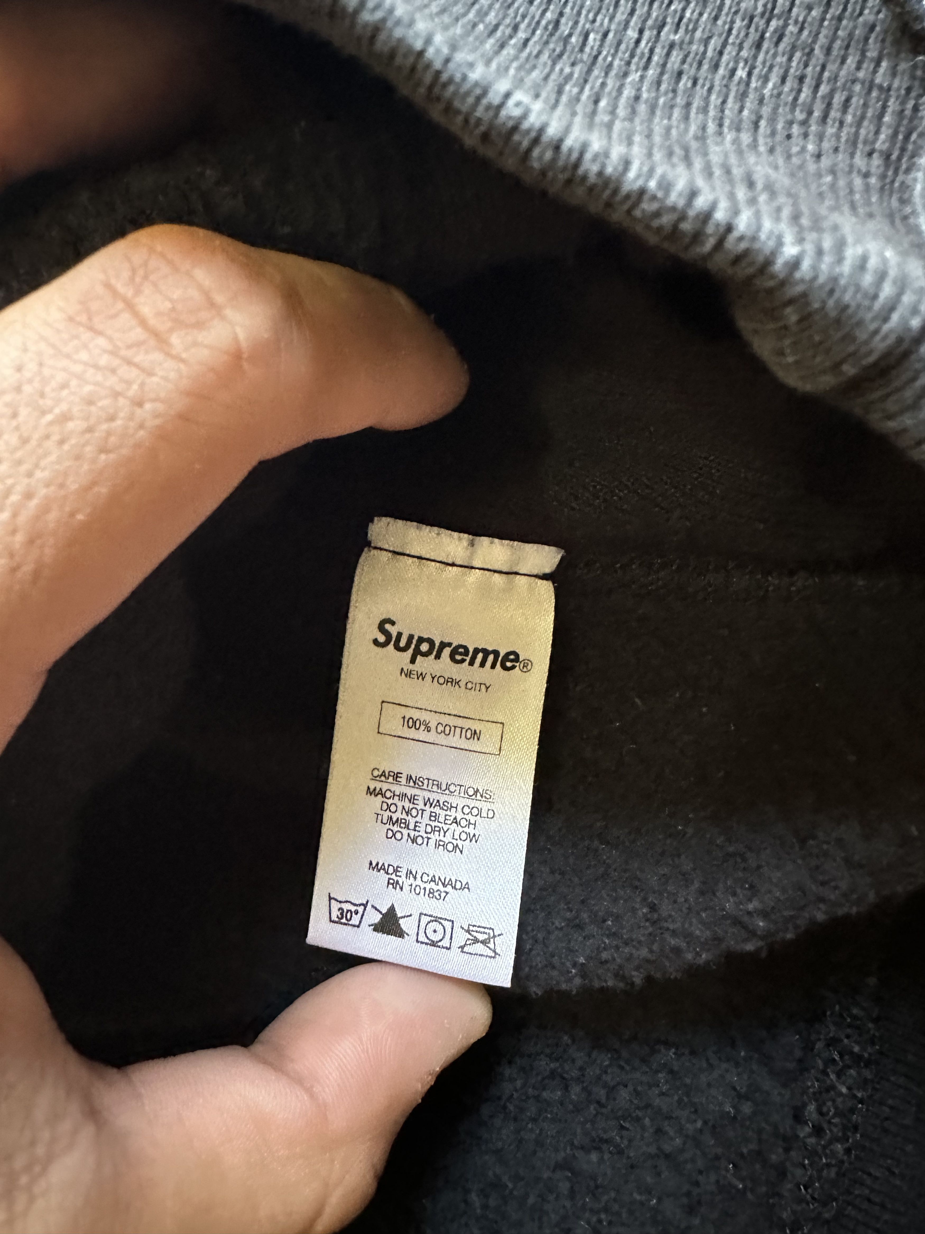 Supreme Black Supreme Box Logo Crewneck Size US M / EU 48-50 / 2 - 7 Thumbnail