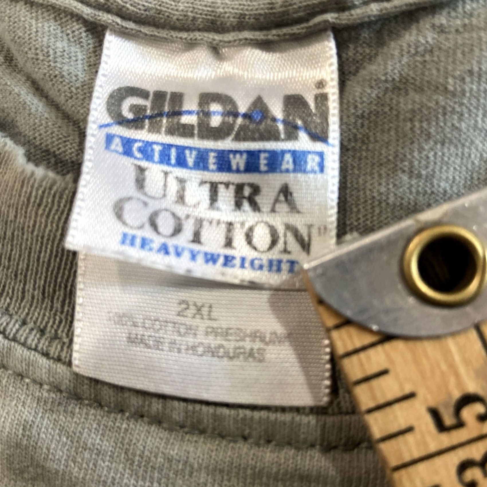 Gildan VINTAGE Gildan Shirt 2XL Crew Neck Short Sleeve Green I Do My Bit Funny Dad T-Shirt Men Size US XXL / EU 58 / 5 - 2 Thumbnail
