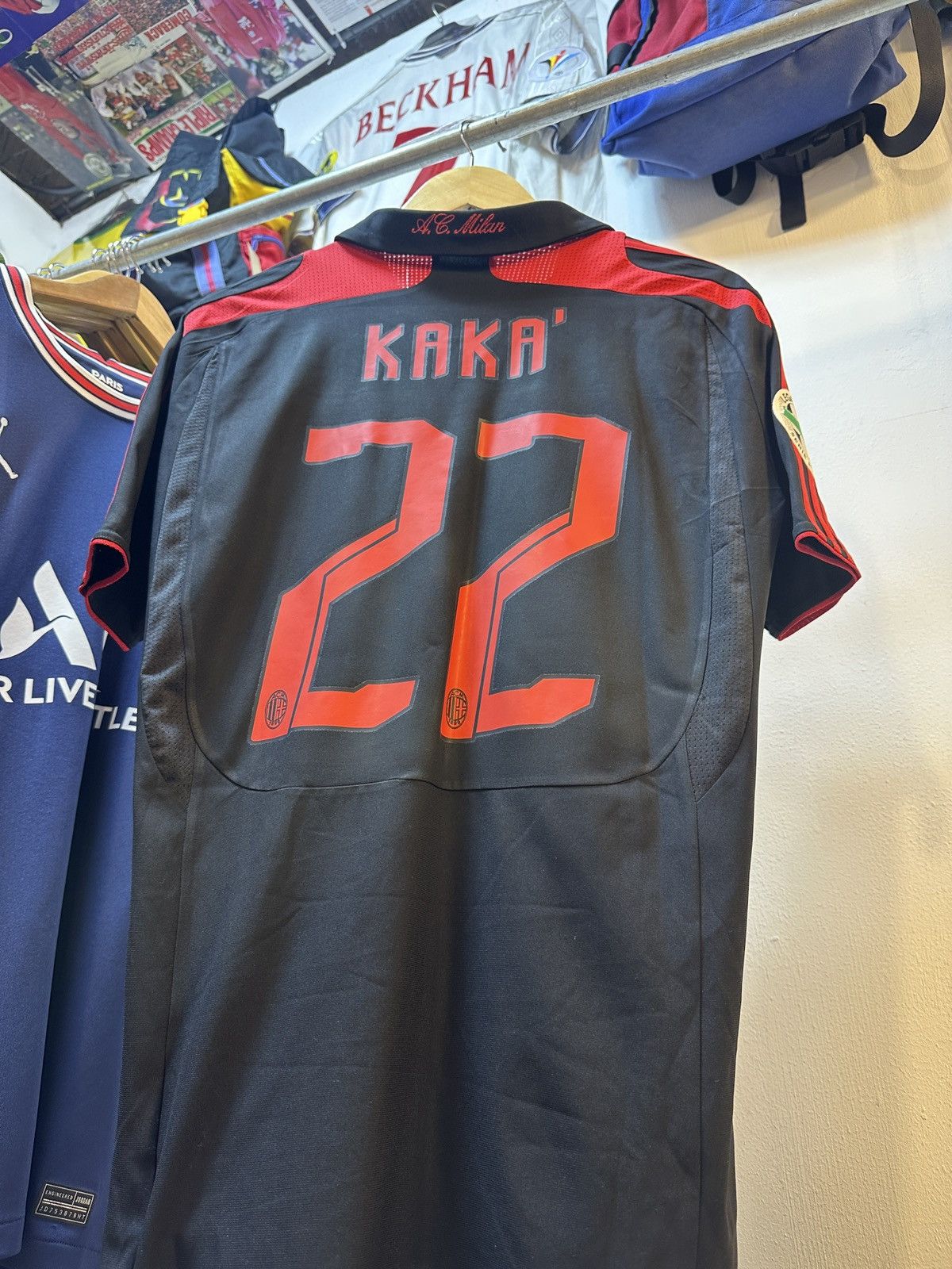 Adidas 2007-2008 AC Milan Third Kit KAKA22 Size US S / EU 44-46 / 1 - 3 Thumbnail
