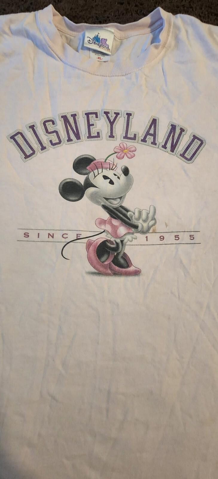 Disney Vintage XL Disneyland T-Shirt Minnie Mouse Castle Since 1955 Size ONE SIZE - 2 Thumbnail