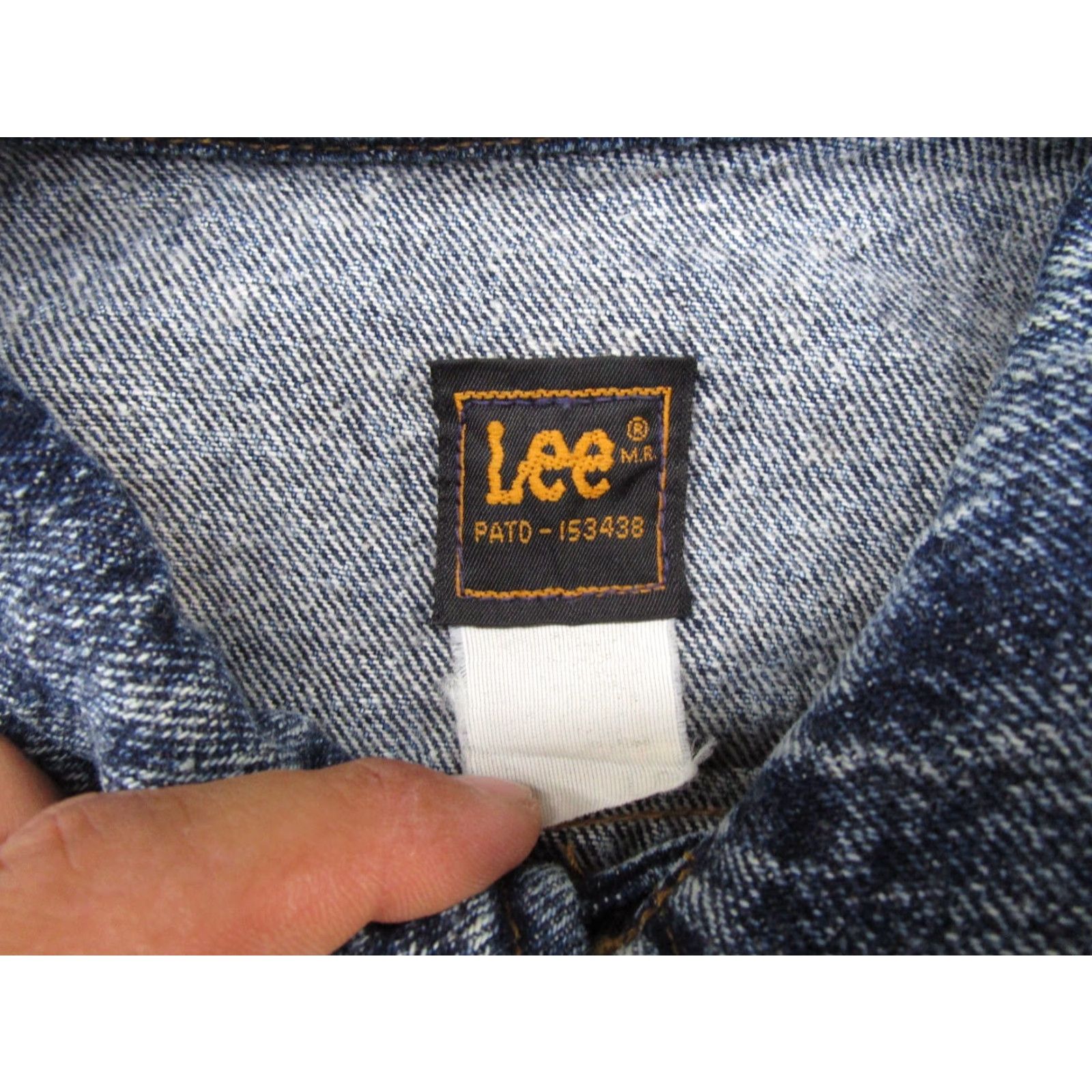 Lee VINTAGE Lee M.R. Denim Jacket Mens Chest 44 Blue Stonewash USA Trucker Cotton Size US S / EU 44-46 / 1 - 2 Thumbnail