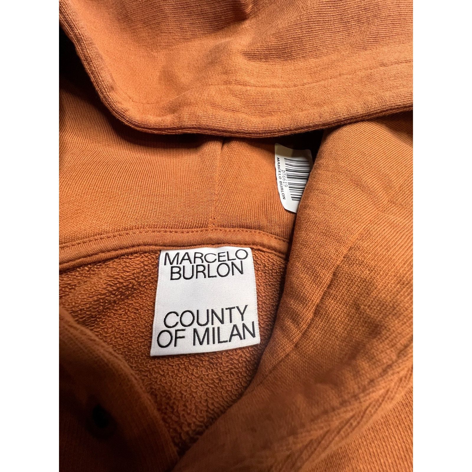 Marcelo Burlon Marcelo Burlon County of Milan Burnt Orange Cross Hoodie Size US M / EU 48-50 / 2 - 3 Thumbnail