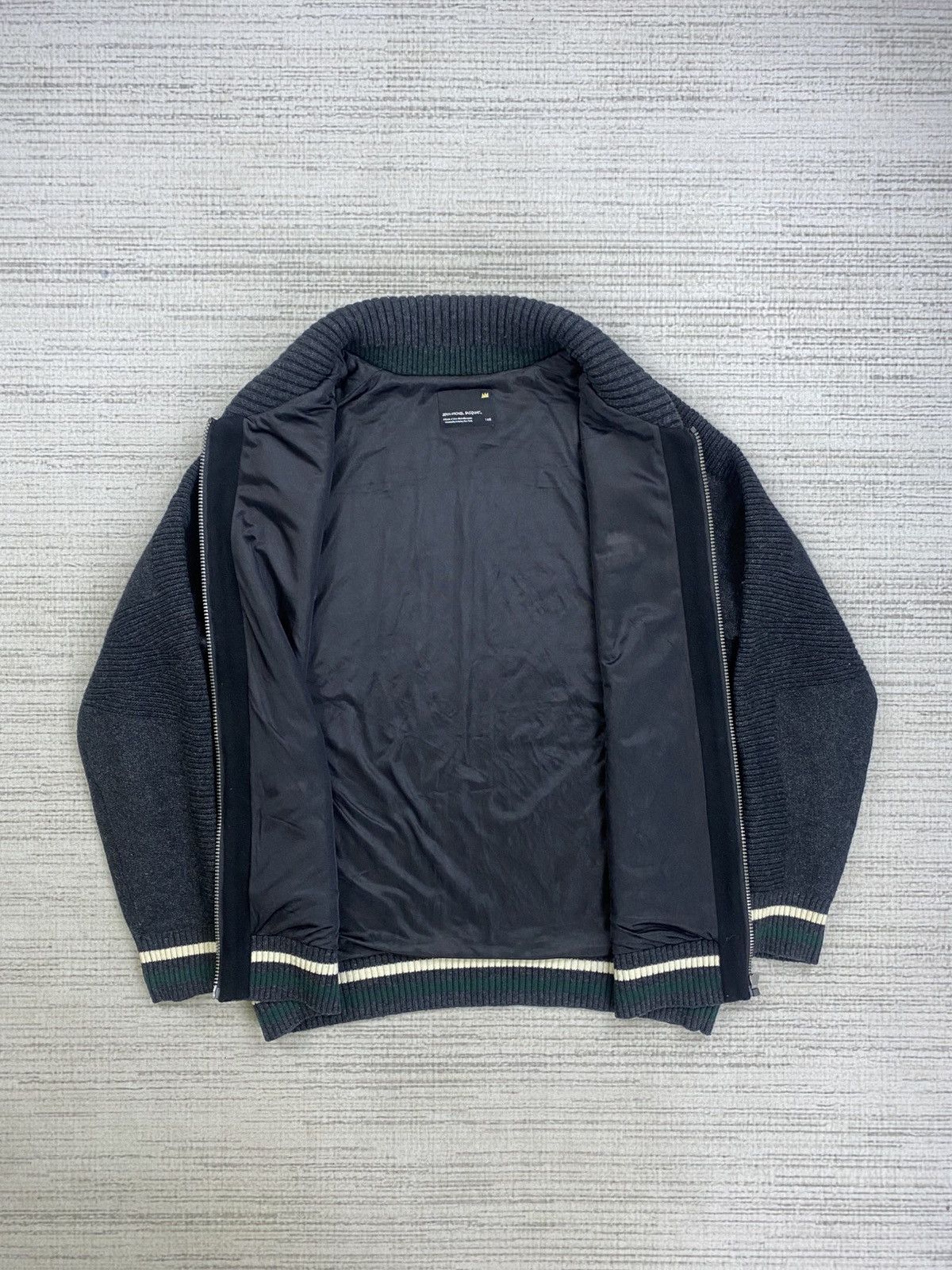 Jean-Michel Basquiat × Vintage Vintage Jean Michael Basquiat Embroidery Logo Zipper Jacket Size US M / EU 48-50 / 2 - 8 Thumbnail
