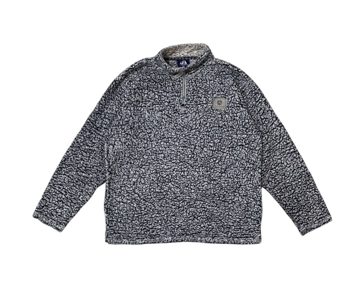 John Deere × Vintage Vintage John Deere Half Zipper Sweatshirt Size US XL / EU 56 / 4 - 1 Thumbnail