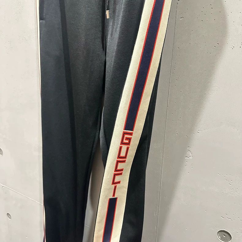 Gucci GucciClassic black side logo trousers 2503-Nextarrow Size US 36 / EU 52 - 3 Thumbnail