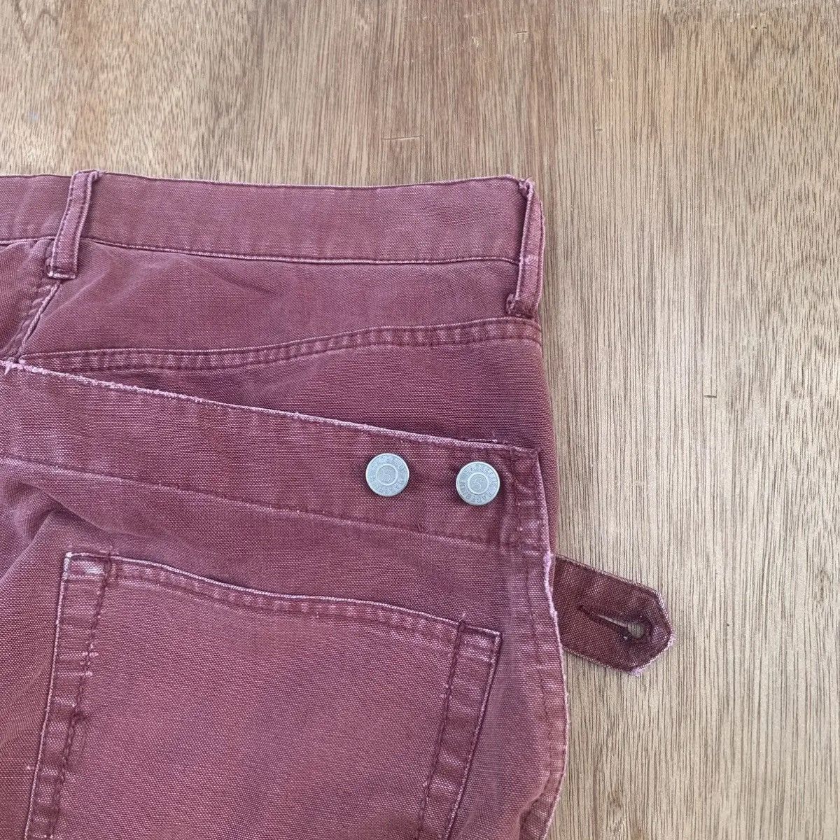 Japanese Brand × RAGEBLUE × Seditionaries 🍁GRAILS🍁RAGEBLUE JEANS FADED DOUBLEWAIST DUCK CANVAS PANTS Size US 32 / EU 48 - 11 Thumbnail
