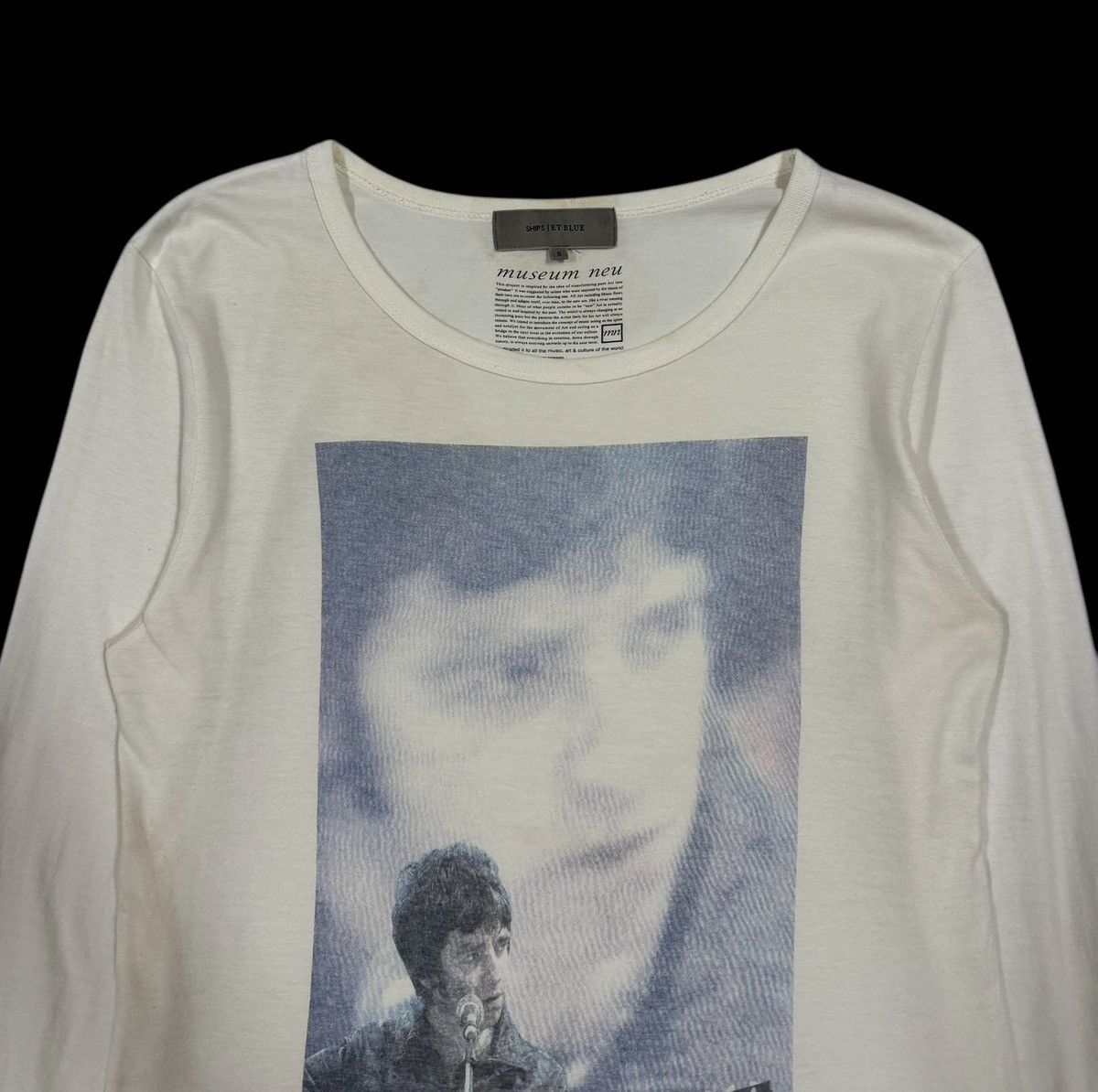 Band Tees × Hysteric Glamour × Ships Jet Blue Ships Jet Blue *Noel Gallargher*Oasis Concert Gig Macherster Size US S / EU 44-46 / 1 - 3 Thumbnail