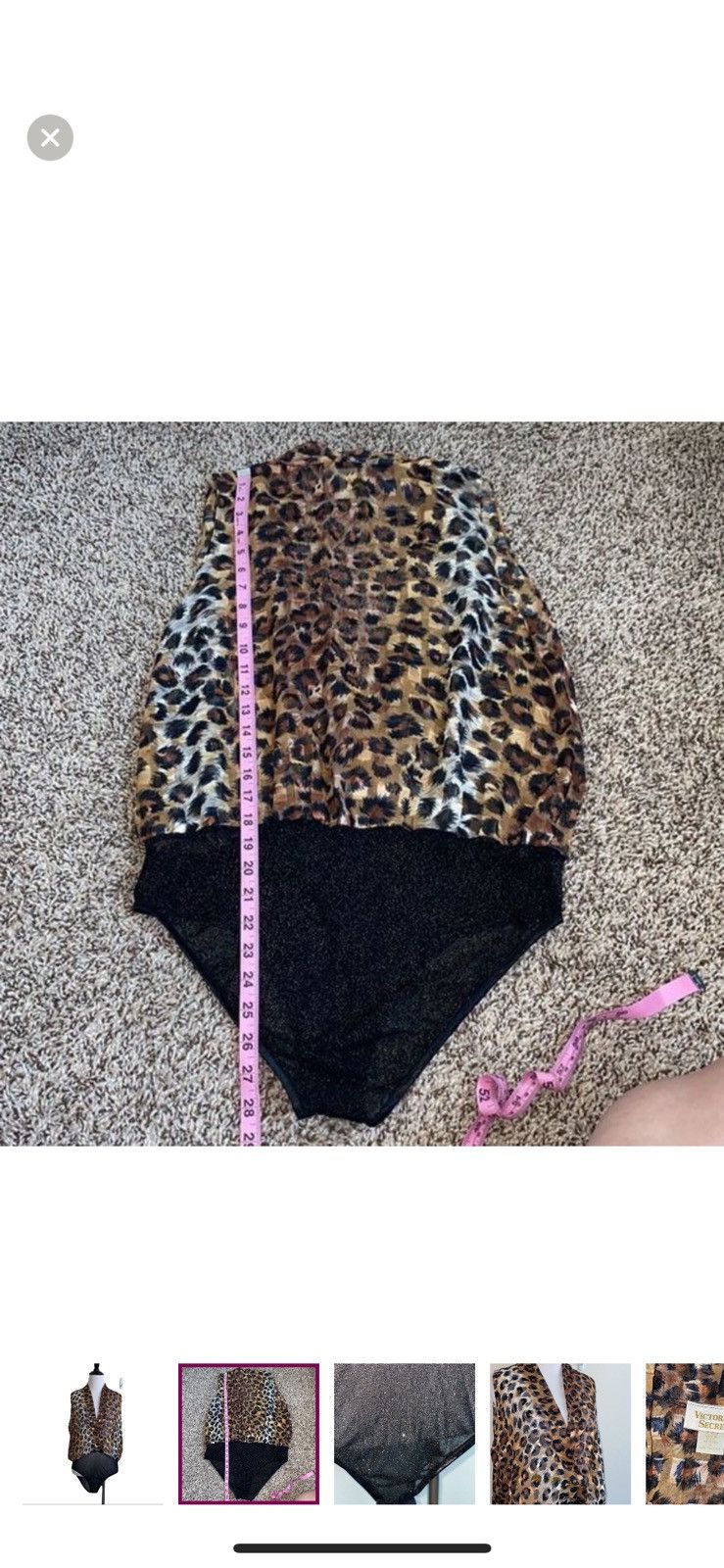 Victoria's Secret Victoria’s Secret medium vintage leopard print bodysuit Size M / US 6-8 / IT 42-44 - 4 Thumbnail