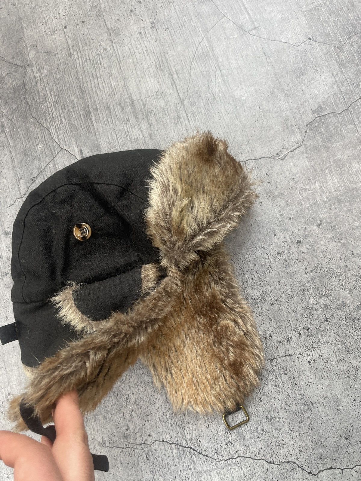 Hysteric Glamour × Japanese Brand × Vintage Amazing Faux Fur Y2K Ushanka Hat (Trapper Hat) Size ONE SIZE - 2 Thumbnail