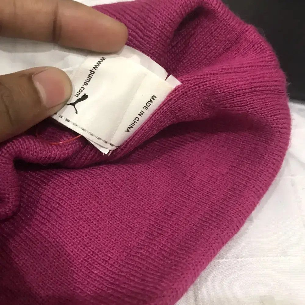 Puma × Vintage Puma Small Logo Beanie Hat Size ONE SIZE - 7 Thumbnail