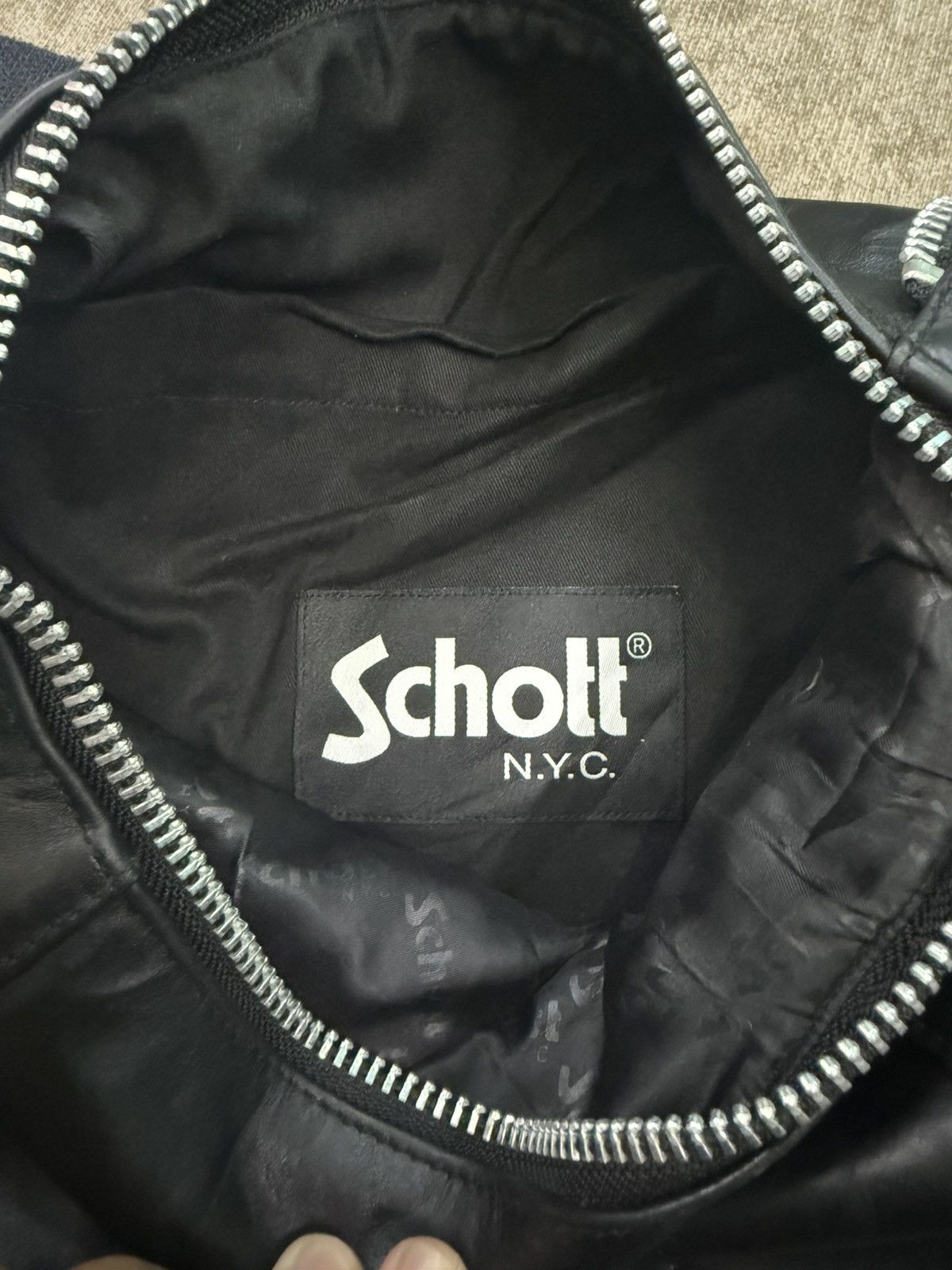 Schott RARE SCHOTT RIDERS LEATHER CROSSBODY BAG Size ONE SIZE - 23 Thumbnail