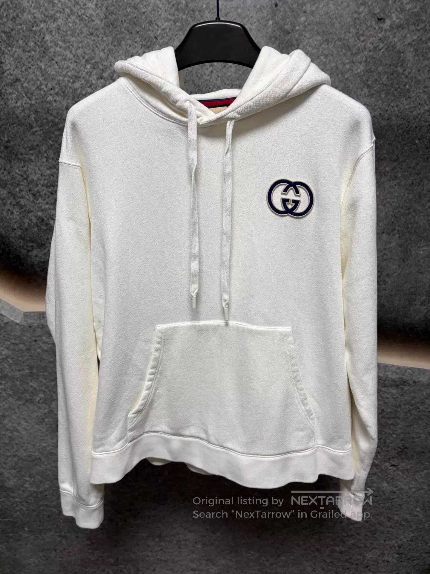 Gucci White Hoodie with Front Logo - Size S. Size US S / EU 44-46 / 1 - 1 Thumbnail