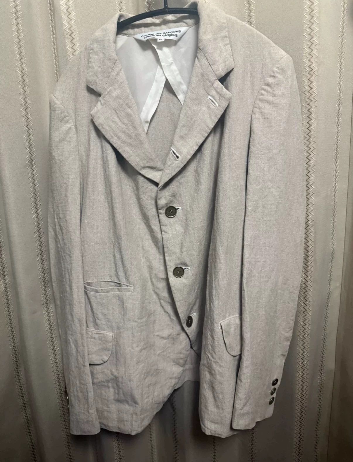 Comme des Garcons Comme des Garcons Linen Blazer Jacket Size US M / EU 48-50 / 2 - 1 Thumbnail