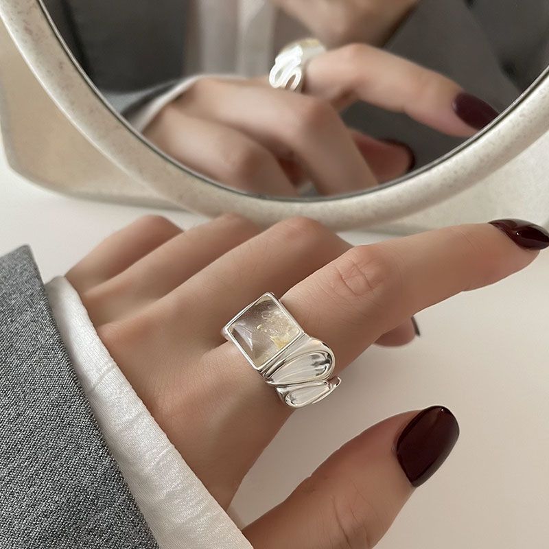 Jewelry Crazy Jewelry Rings Open Size Chrome Ring (Size 7-13) Size ONE SIZE - 4 Thumbnail