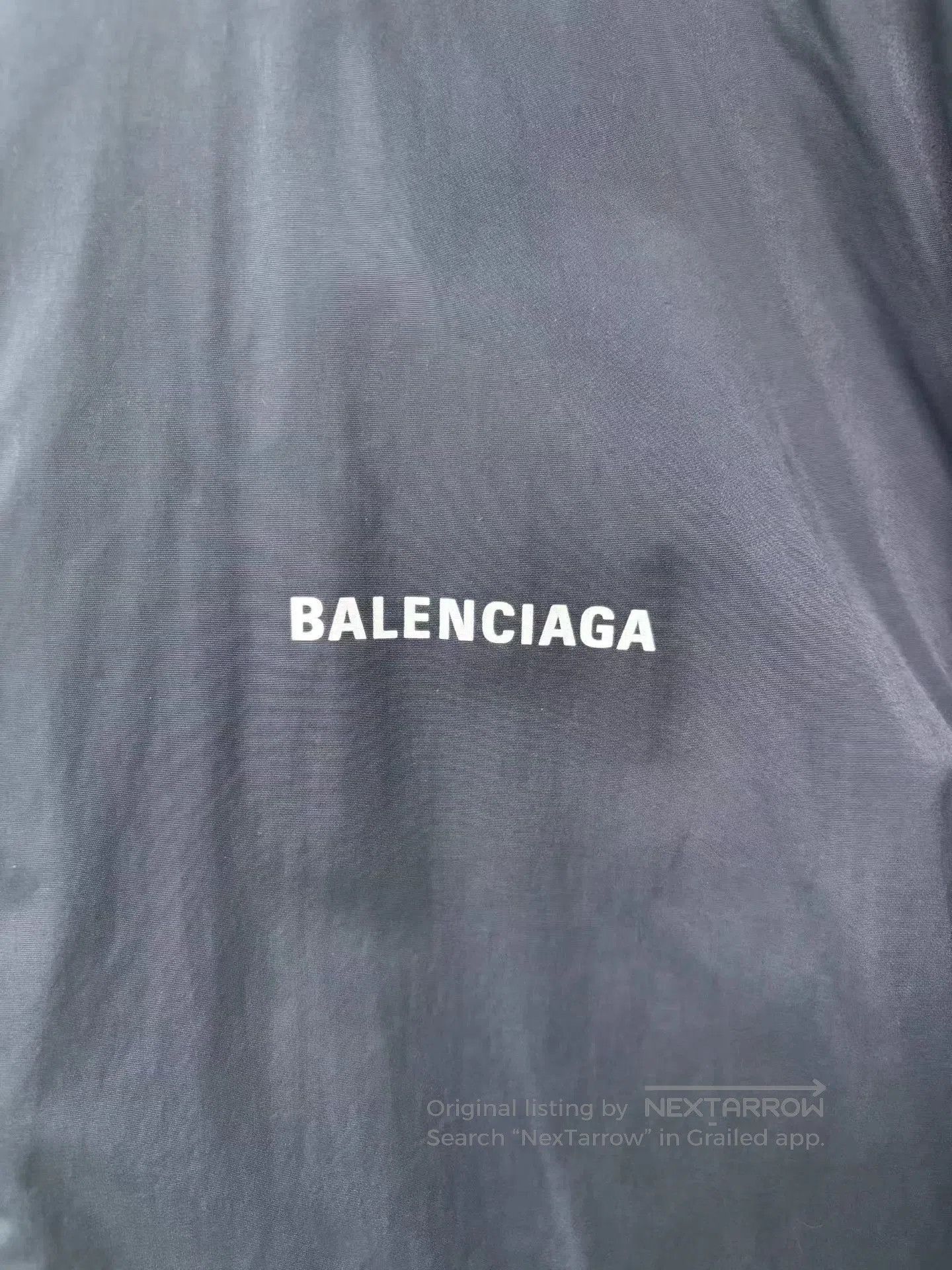 Balenciaga Black Lightweight Hooded Jacket Size S. Size US S / EU 44-46 / 1 - 5 Thumbnail