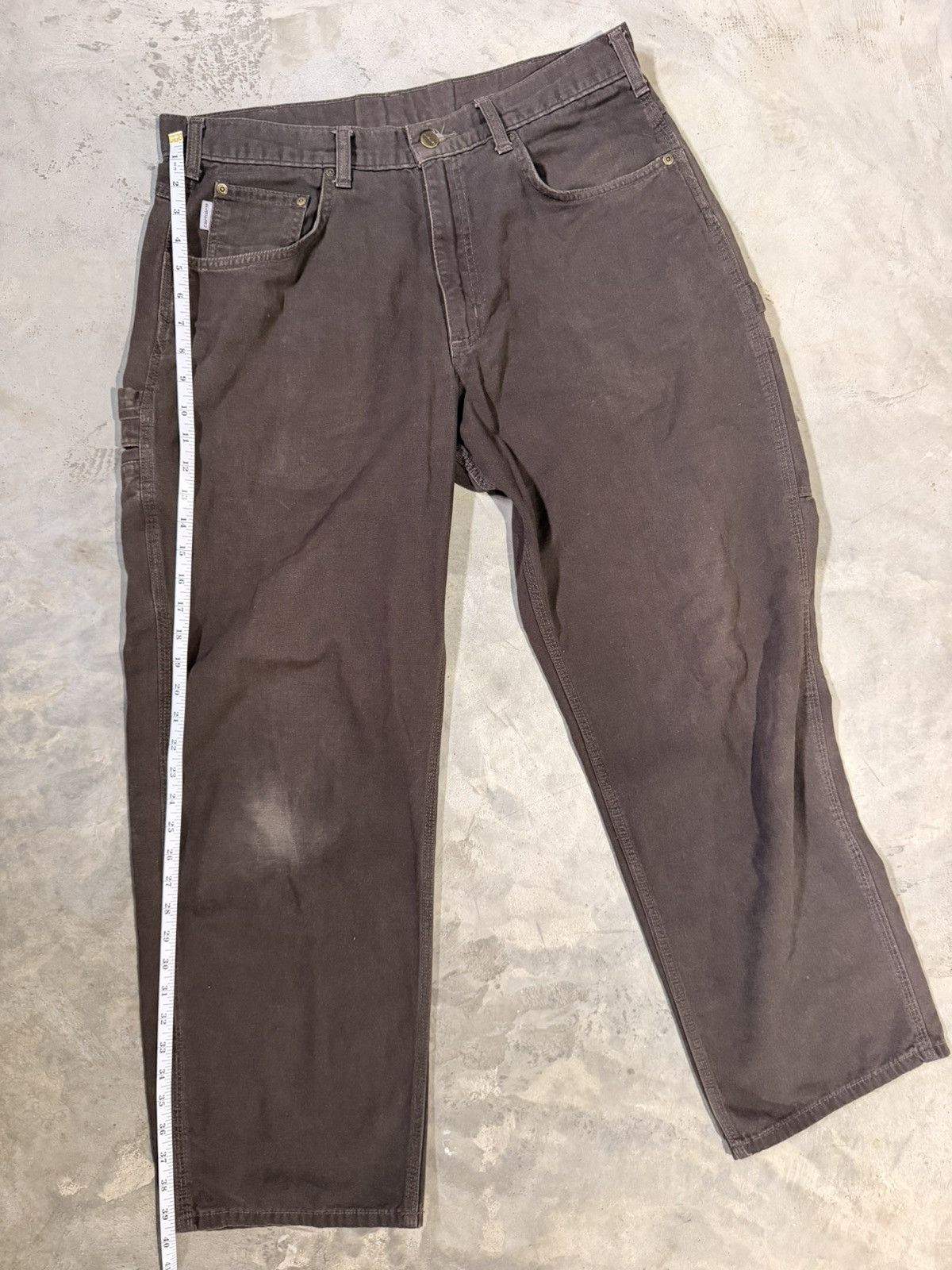 Carhartt CARHARTT LEATHER PATCH LOOSE FIT DENIM Size US 34 / EU 50 - 4 Thumbnail