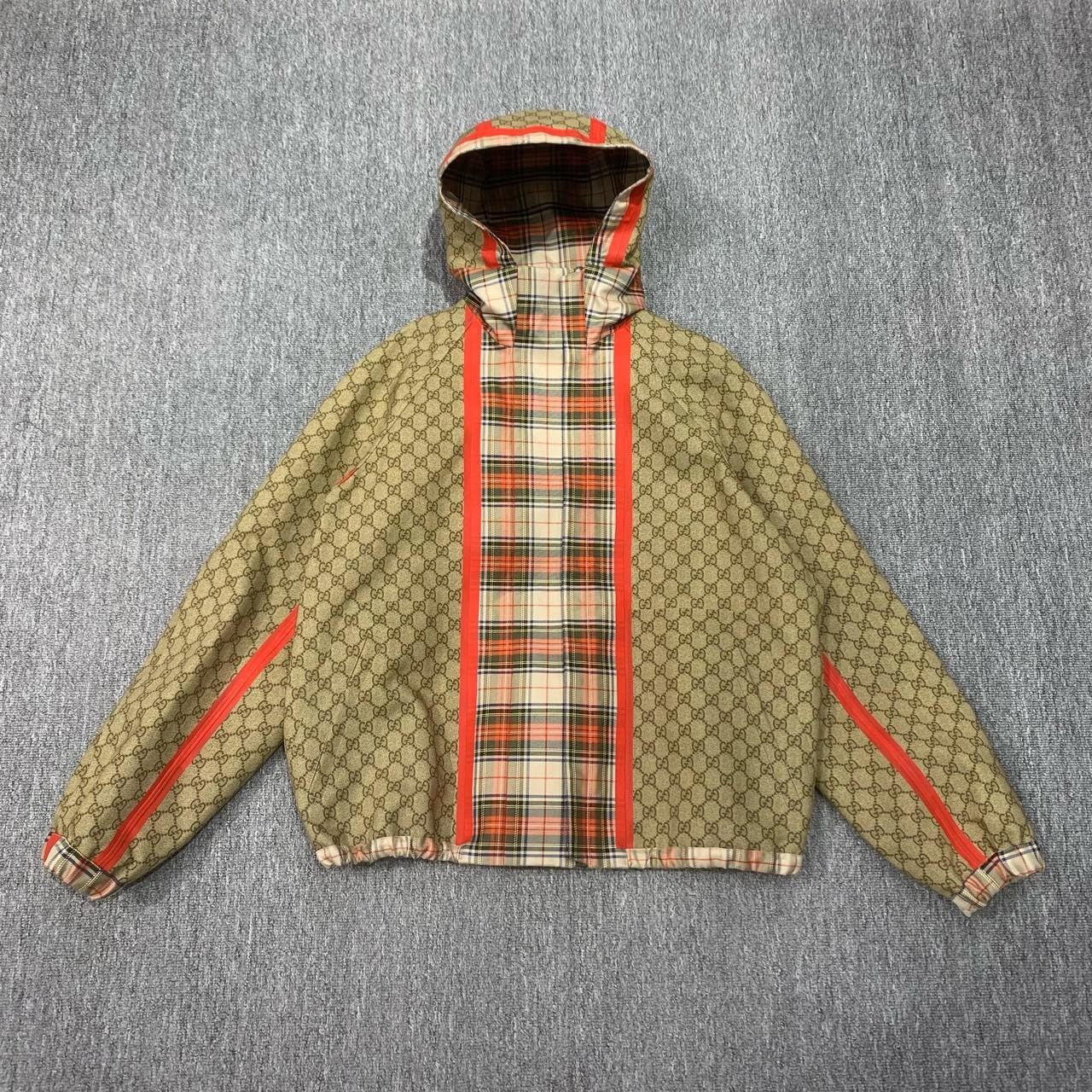 Gucci Gucci double-sided plaid old flower full print jacket 2501- Size US S / EU 44-46 / 1 - 1 Thumbnail