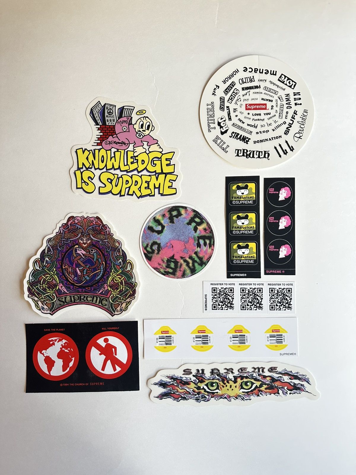 Supreme 10x Supreme Stickers Lot Size ONE SIZE - 1 Preview