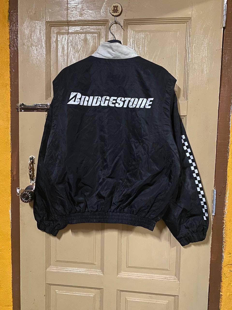 Vintage Vintage 90s Bridgestone Racing Bomber Jacket Size US L / EU 52-54 / 3 - 9 Thumbnail