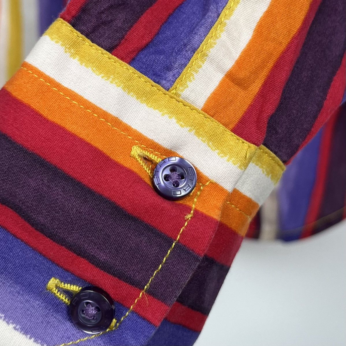 Etro Ladies Etro Milano stripped long sleeve button up Shirt Size XS / US 0-2 / IT 36-38 - 8 Thumbnail
