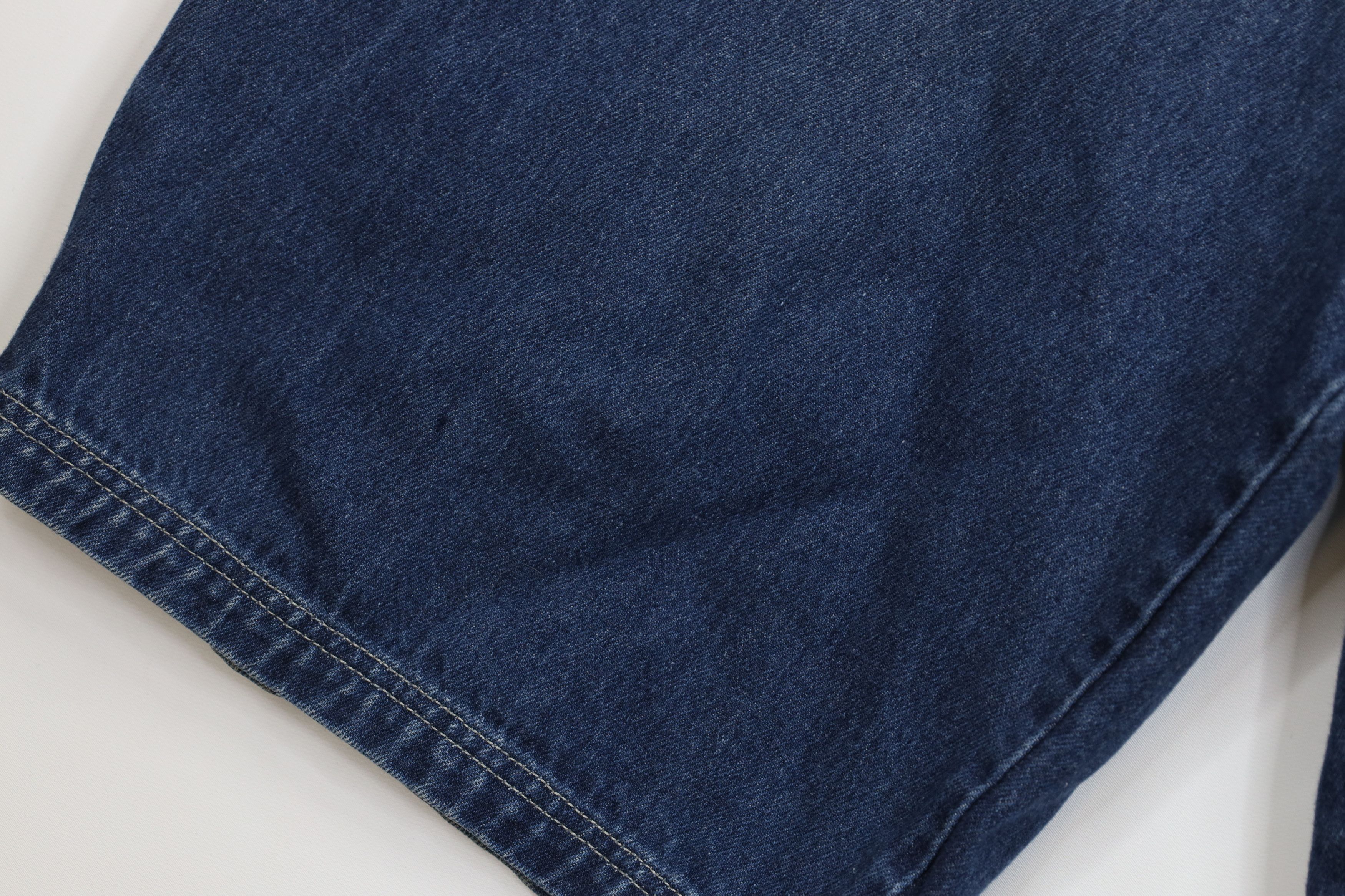 Fubu Vintage 90s Y2K FUBU Spell Out Baggy Denim Cargo Shorts Blue Size US 38 / EU 54 - 6 Thumbnail