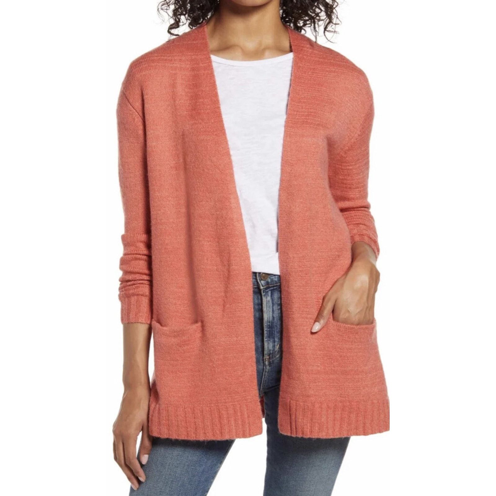 & Other Stories Caslon Coral women cardigan size M with pockets A003032 Size M / US 6-8 / IT 42-44 - 1 Thumbnail