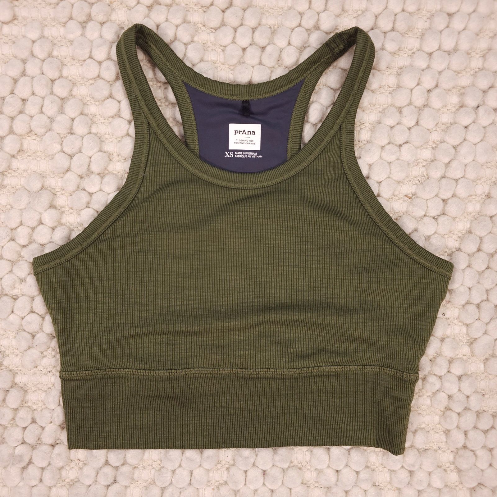 Prana Prana Becksa Bralette Cargo Green Heather Sz Extra Small Size ONE SIZE - 5 Thumbnail