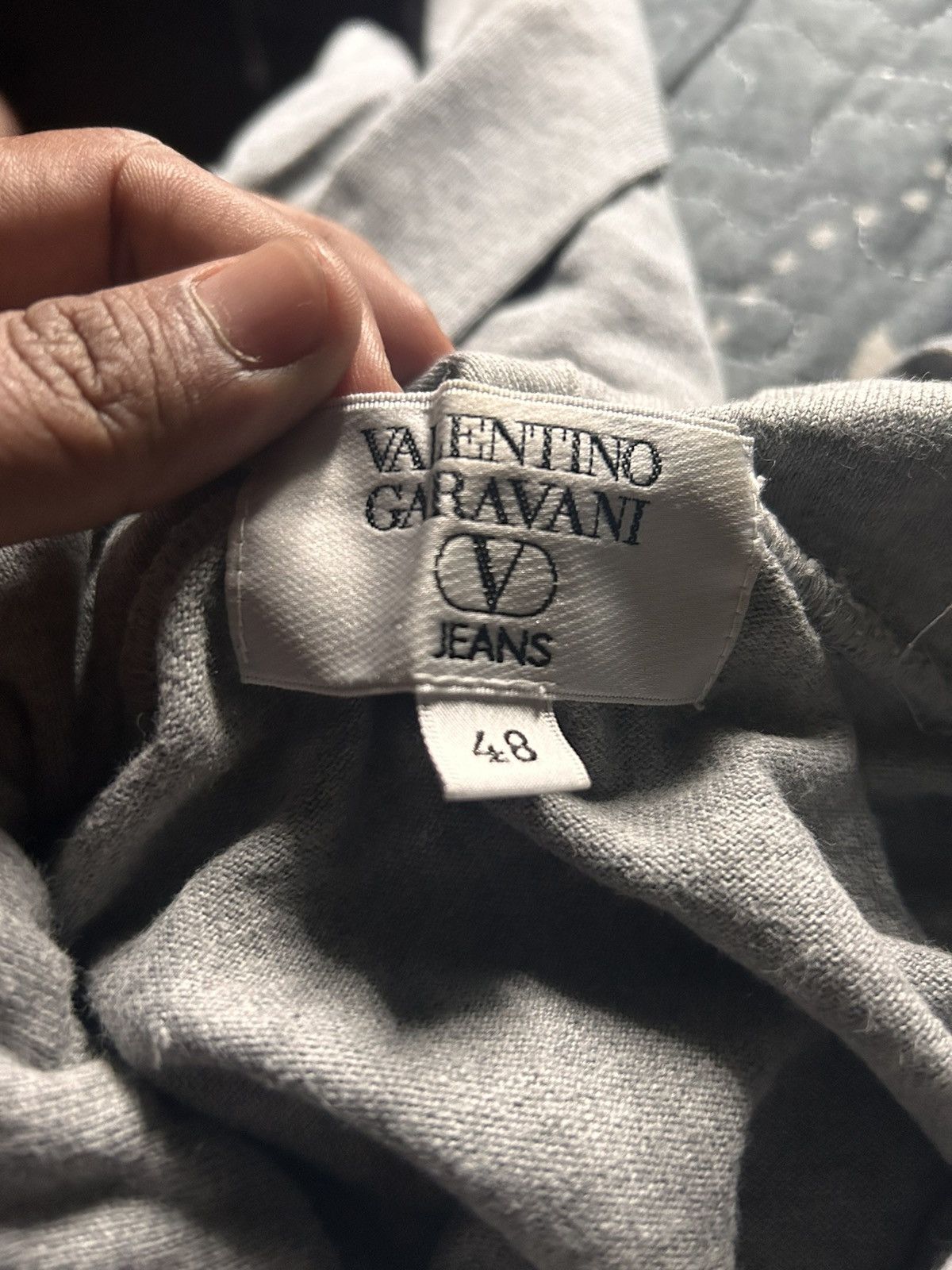 Valentino Valentino Garavani Jeans Hoodie Sweatshirt Gray Size US L / EU 52-54 / 3 - 15 Thumbnail