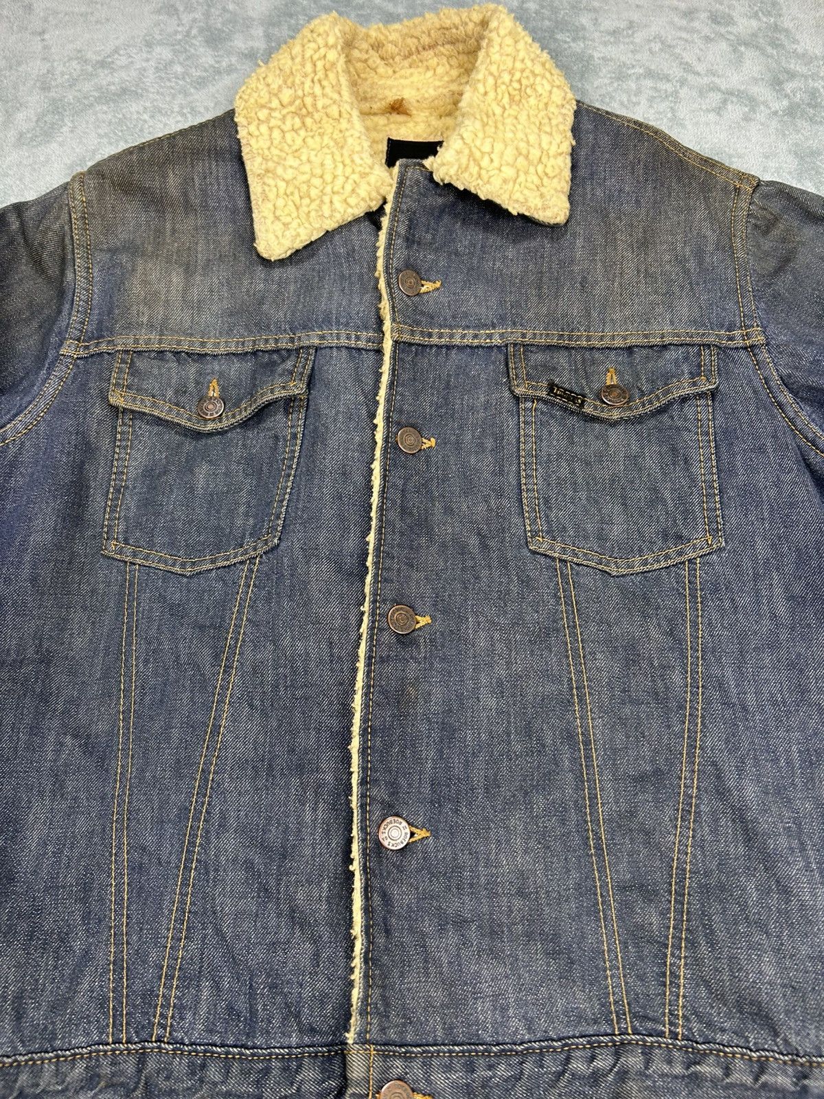 Sears Vintage 60’s Sears Roebuck Denim Sherpa Lined Ranch Jacket Size US M / EU 48-50 / 2 - 3 Thumbnail