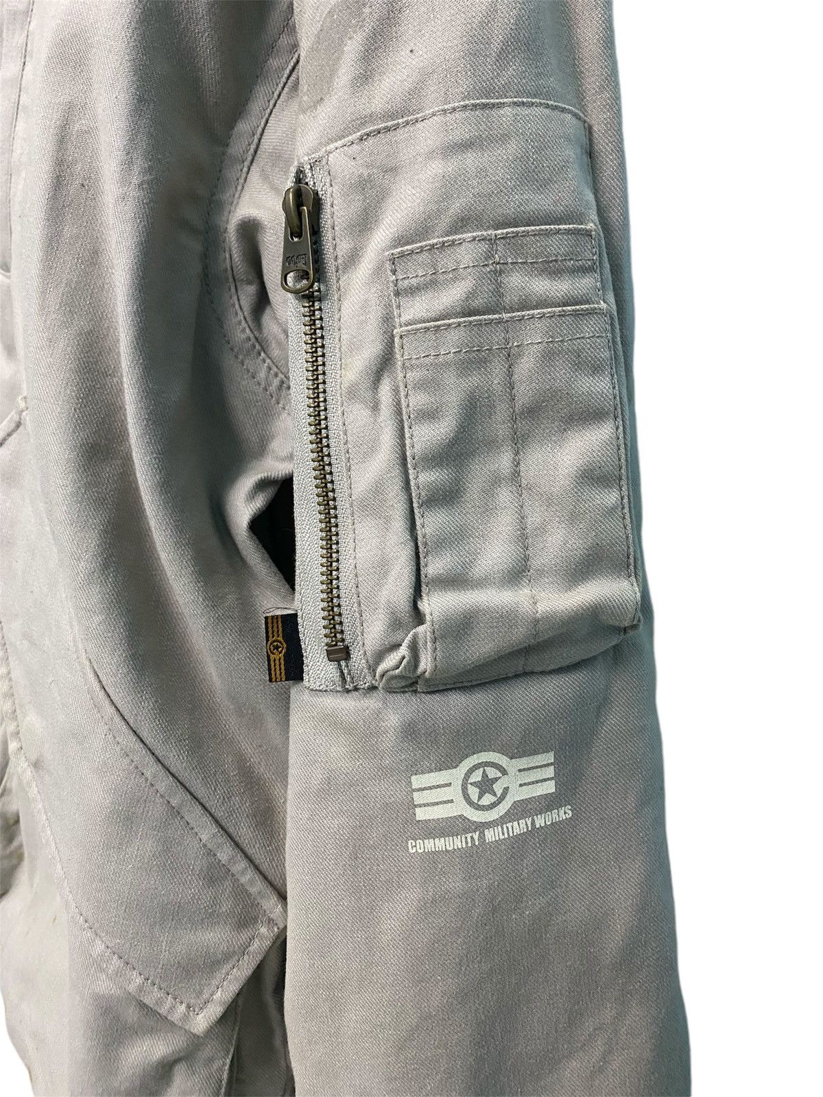 Vintage Vintage bomber jacket community military works Size US L / EU 52-54 / 3 - 2 Thumbnail
