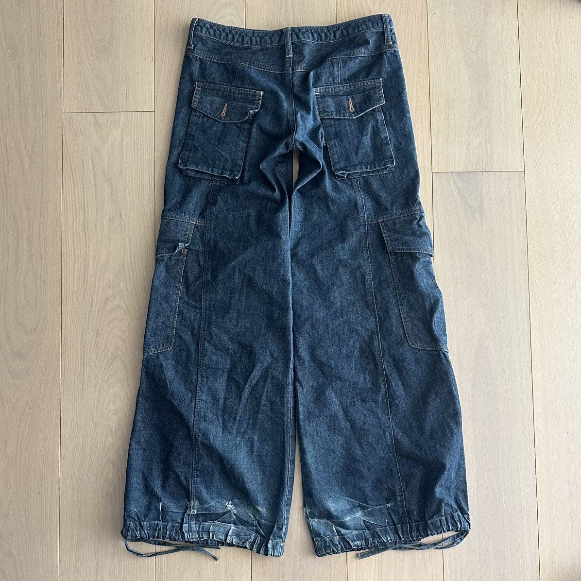 Japanese Brand Body Butter 1990s Balloon Cargo Jeans Size US 30 / EU 46 - 2 Thumbnail