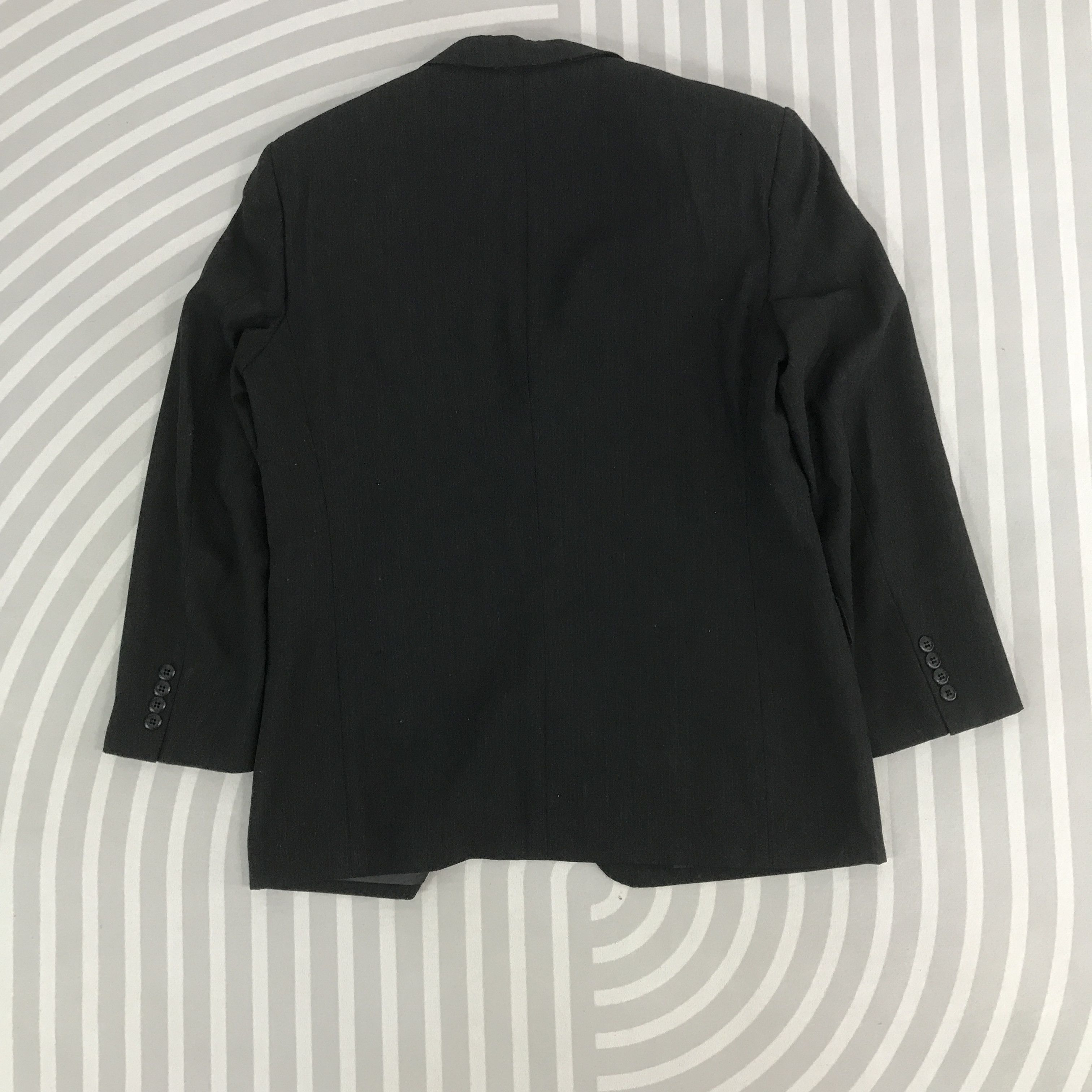 Moschino × Vintage Vintage Moschino Black blazer coat Jacket Size US L / EU 52-54 / 3 - 3 Thumbnail