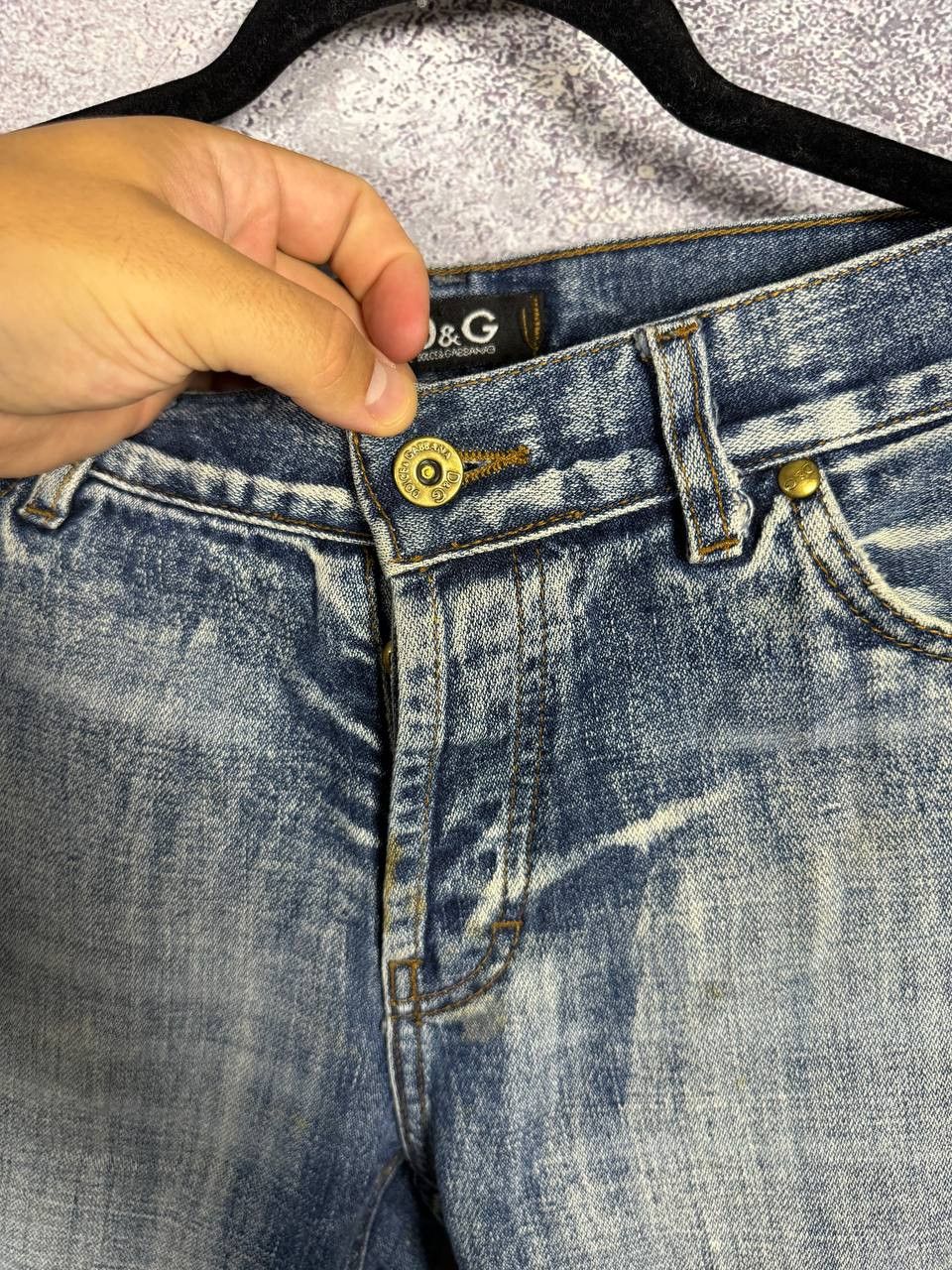 Dolce & Gabbana Vintage Y2K Dolce Gabbana Bootcut Jeans Womens Italy Size 28" / US 6 / IT 42 - 8 Thumbnail