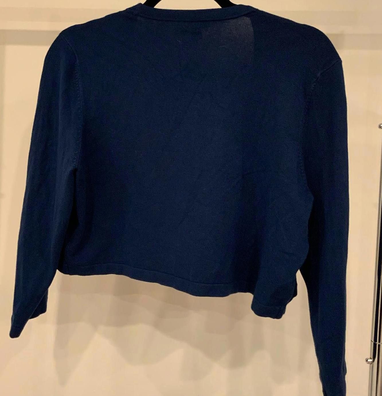 Ann Taylor Ann Taylor Women's Blue Lightweight Cardigan - XL Size ONE SIZE - 2 Thumbnail