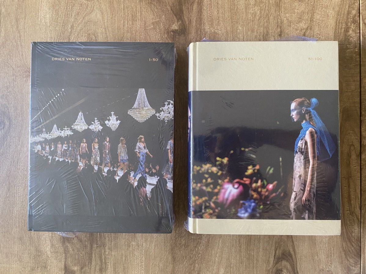 Dries Van Noten SIGNED Dries Van Noten 1-100 ( 2 book set ) | Grailed